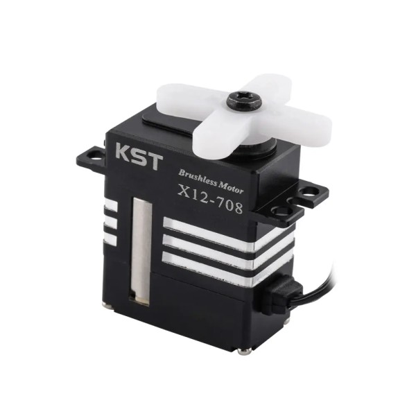 Offres Spéciales KST X12-708 9.3Kgf.cm 0.07sec RC modèle Metal Gear HV moteur sans balais numérique pour hélicoptères RC taille 380/420/450